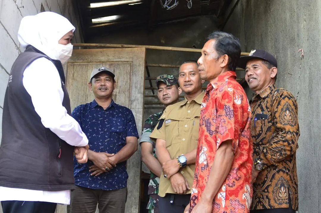 Gubernur Jatim Tinjau Daerah Terdampak Bencana