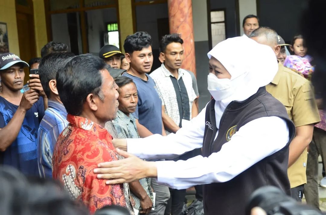 Gubernur Jatim Tinjau Daerah Terdampak Bencana