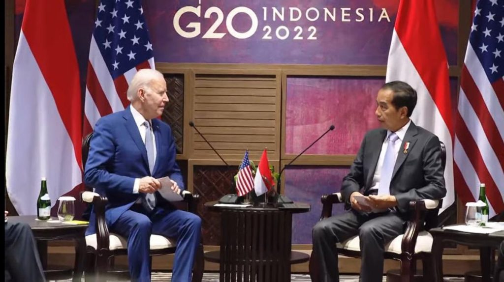 Jokowi – Joe Biden Gelar Pertemuan Tertutup