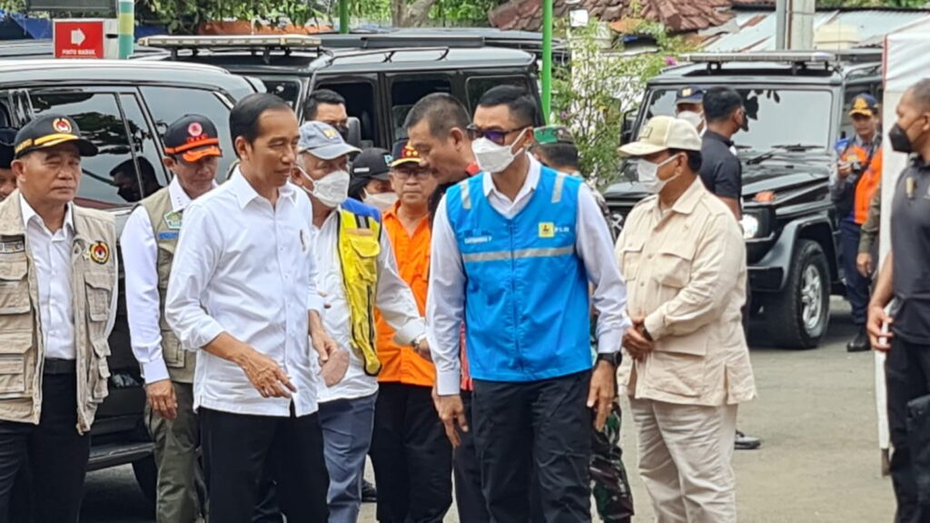 Presiden Tinjau Posko RS Sayang Cianjur