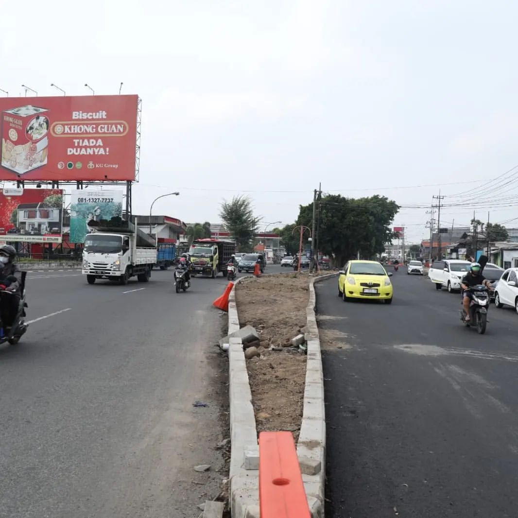  Jalan Pertigaan Aloha Bebas Macet Usai Dilebarkan