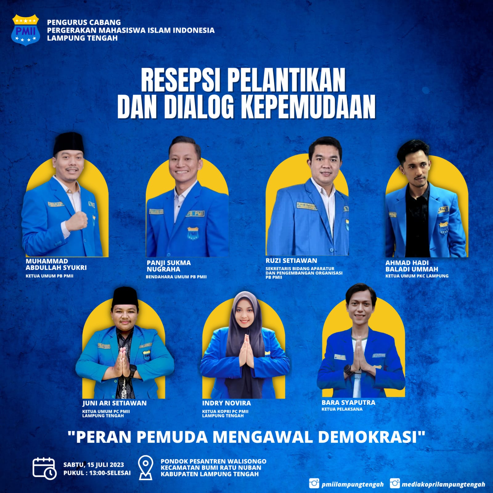 resepsi pelantikan dan dialog