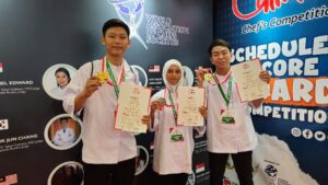 Tiga Peserta Didik Berkebutuhan Khusus (PDBK) berhasil meraih prestasi di tingkat internasional pada ajang The 13th Salon Culinaire 2023 pada 25-28 Juli 2023 di Jakarta International Expo (Foto: Istimewa)