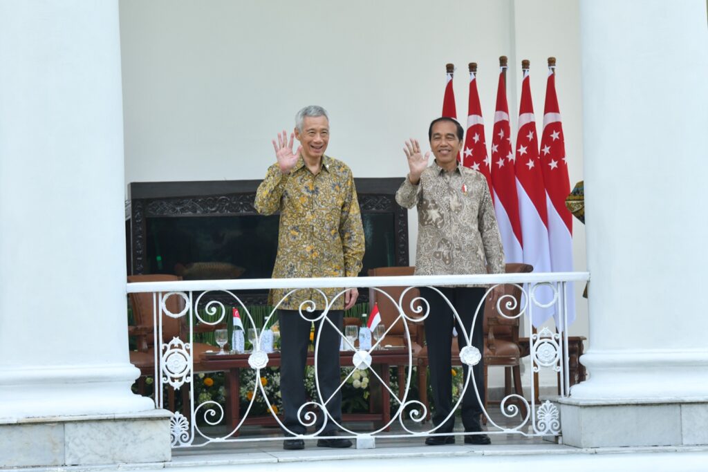 Presiden Jokowi Terima Kunjungan PM Lee Hsien Loong di Istana Bogor