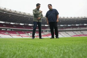 Jelang Lawan Jepang dan Arab Saudi, Erick Thohir: Kondisi Rumput SUGBK Terbaik yang Pernah Dirasakan