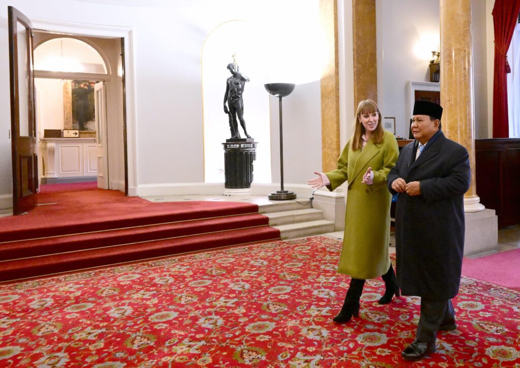 Santap Siang Bersama, Presiden Prabowo dan Wakil PM Angela Rayner Bahas Program Gizi untuk Anak-anak