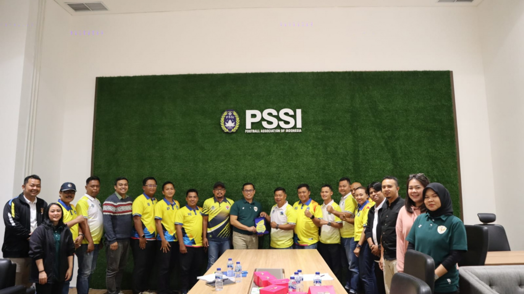 Bahas Pengembangan Sepakbola, PSSI Sambut Delegasi Kabupaten Bintan