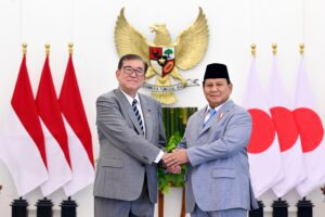 Presiden Prabowo Sambut Kunjungan Resmi PM Ishiba di Istana Kepresidenan Bogor