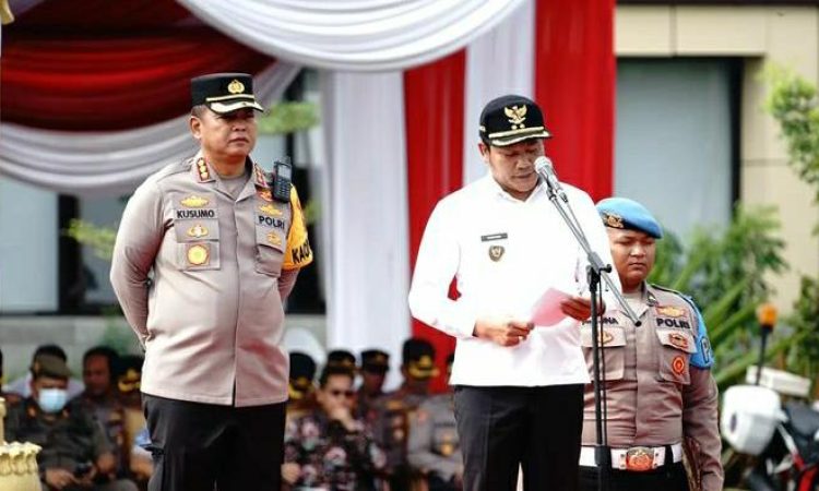 Wakil Bupati Sidoarjo saat memberi arahan