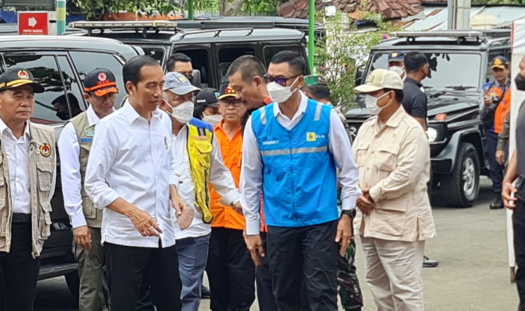 Presiden Tinjau Posko RS Sayang Cianjur