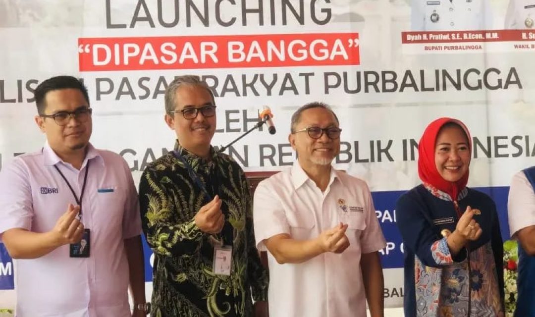 Peresmian Digitalisasi Pasar Rakyat Purbalingga