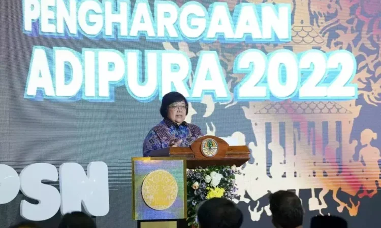 Menteri Lingkungan Hidup dan Kehutanan (LHK), Siti Nurbaya