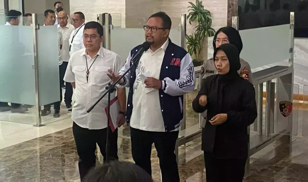 Direktur Tipidsiber Bareskrim Polri, Brigjen Pol Vivid Agustiadi Bachtiar di Gedung Awaloedin Djamin pada Rabu, 30 Agustus 2023. (Beritasatu.com)