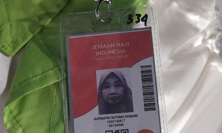 Kalung ID Card Jamaah Haji Indonesia Tahun 1445 H/2024 M