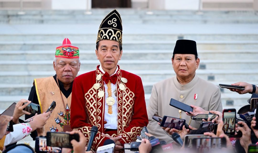 Presiden Jokowi Bersyukur Rangkaian Upacara HUT Ke-79 RI di IKN Berjalan Lancar dan Khidmat