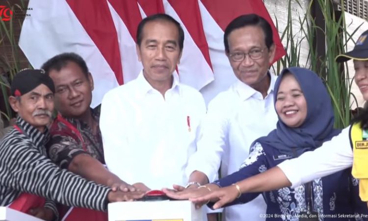 Presiden Jokowi Resmikan Revitalisasi Pasar Godean Sleman Tampung 1.800 Pedagang