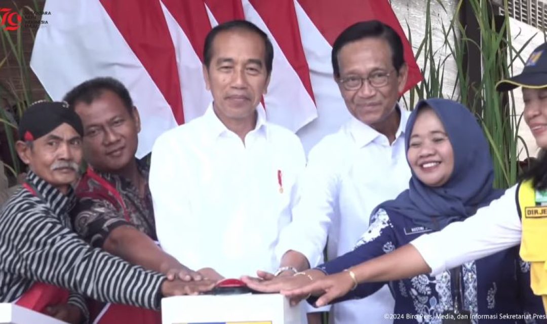 Presiden Jokowi Resmikan Revitalisasi Pasar Godean Sleman Tampung 1.800 Pedagang