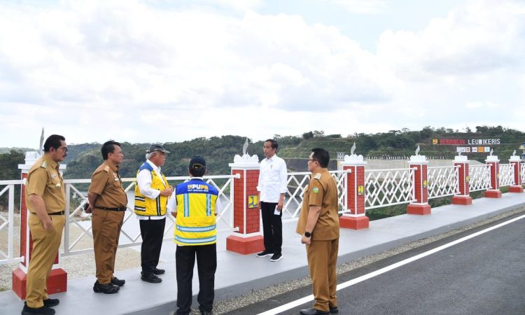 Presiden Jokowi Resmikan Bendungan Leuwikeris Daya Tampung 81 Juta Meter Kubik Air