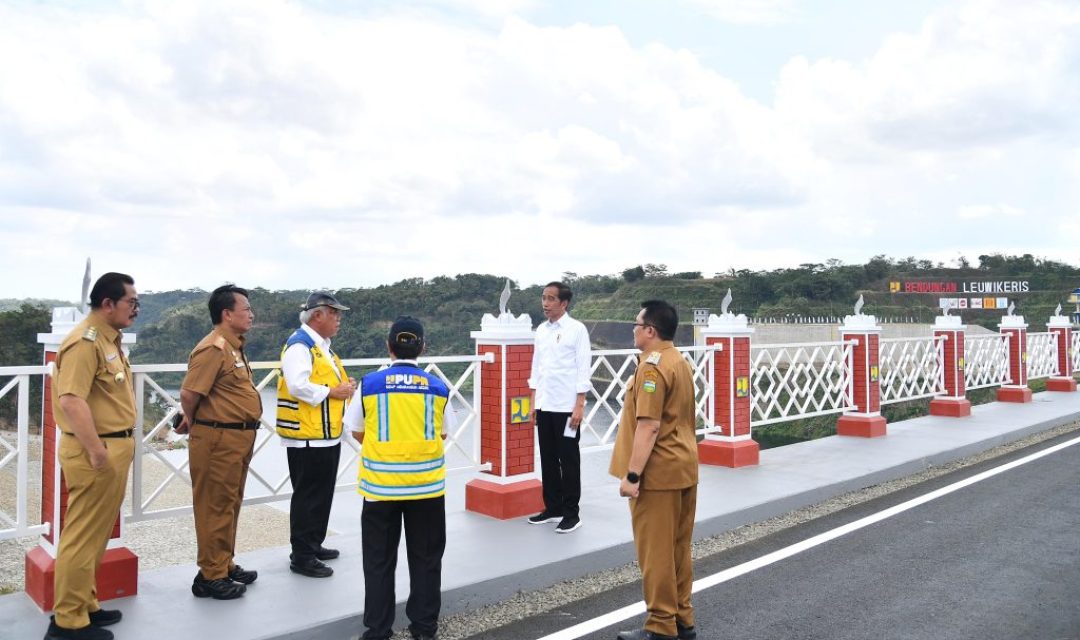 Presiden Jokowi Resmikan Bendungan Leuwikeris Daya Tampung 81 Juta Meter Kubik Air