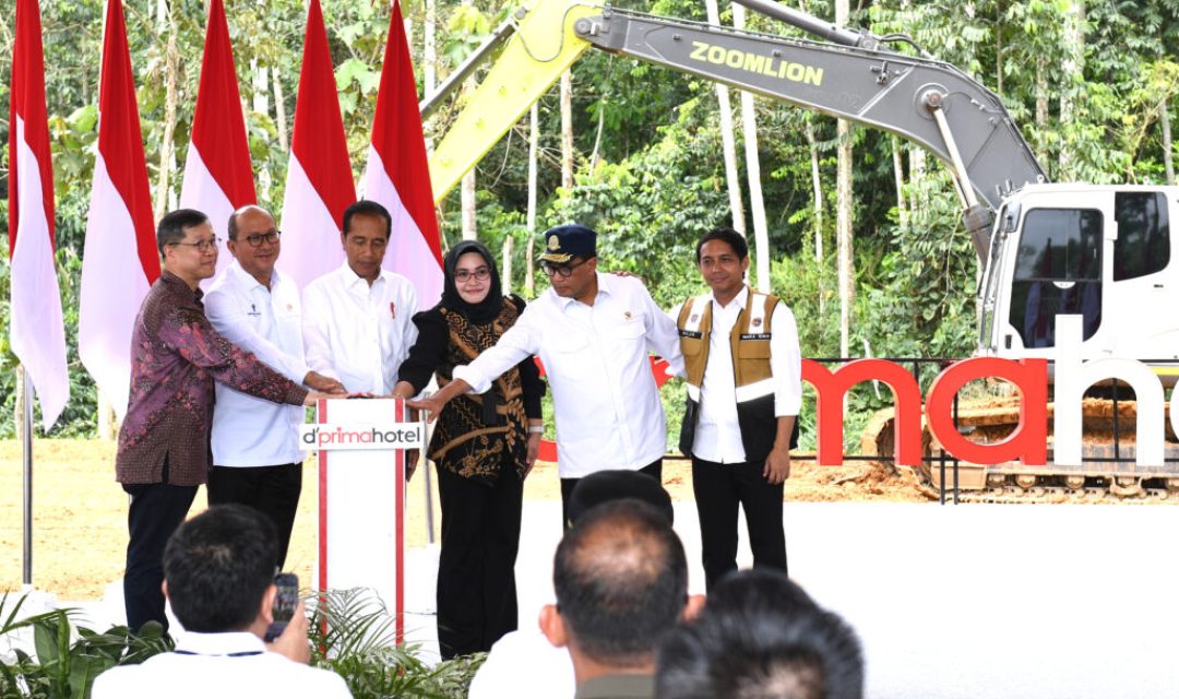 Groundbreaking D’PrimaHotel Nusantara, Presiden Jokowi Dorong Pengembangan Akomodasi di IKN