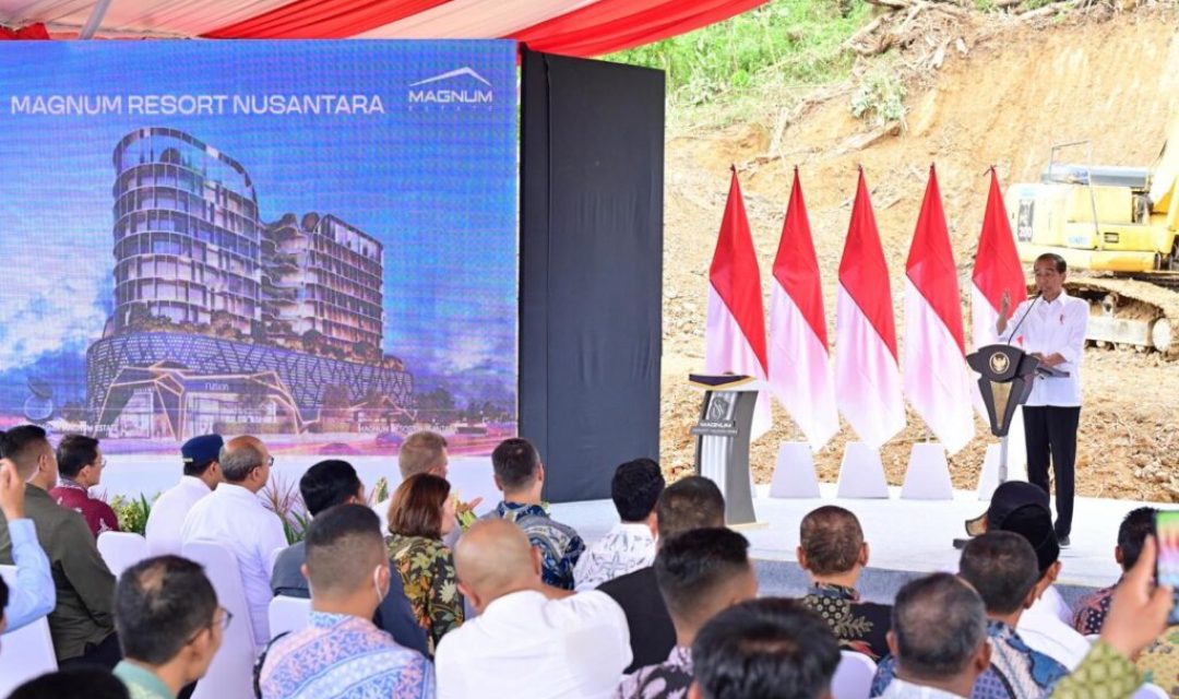 Presiden Jokowi Resmikan Pembangunan Magnum Resort Nusantara 