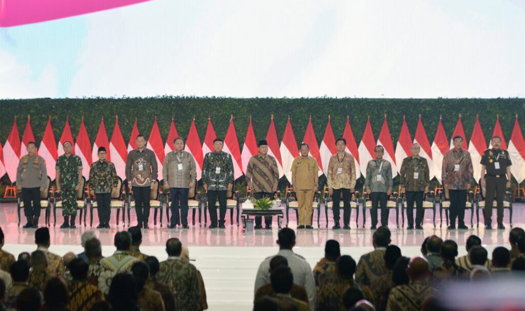 Presiden Prabowo Buka Rakornas Pemerintah Pusat dan Daerah Tahun 2024 di Sentul