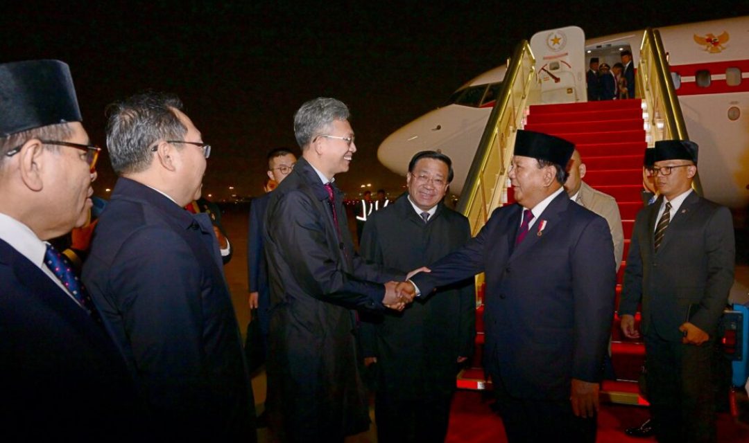 Presiden Prabowo Subianto Tiba di Beijing