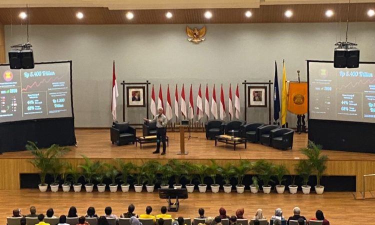 Ganjar Pranowo di FISIP UI Depok (Foto: viva.id)