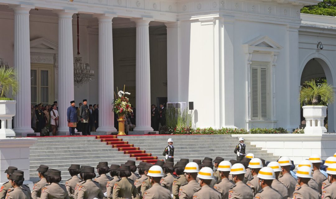 Prosesi Pisah-Sambut Presiden RI dari Jokowi ke Prabowo Subianto di Istana Merdeka, Jakarta