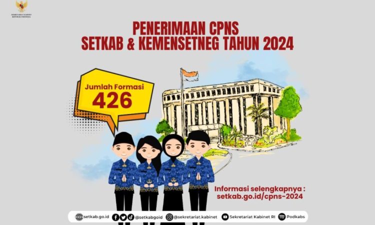 Inilah Peserta Lolos Seleksi Administrasi CPNS Setkab & Kemensetneg Tahun 2024