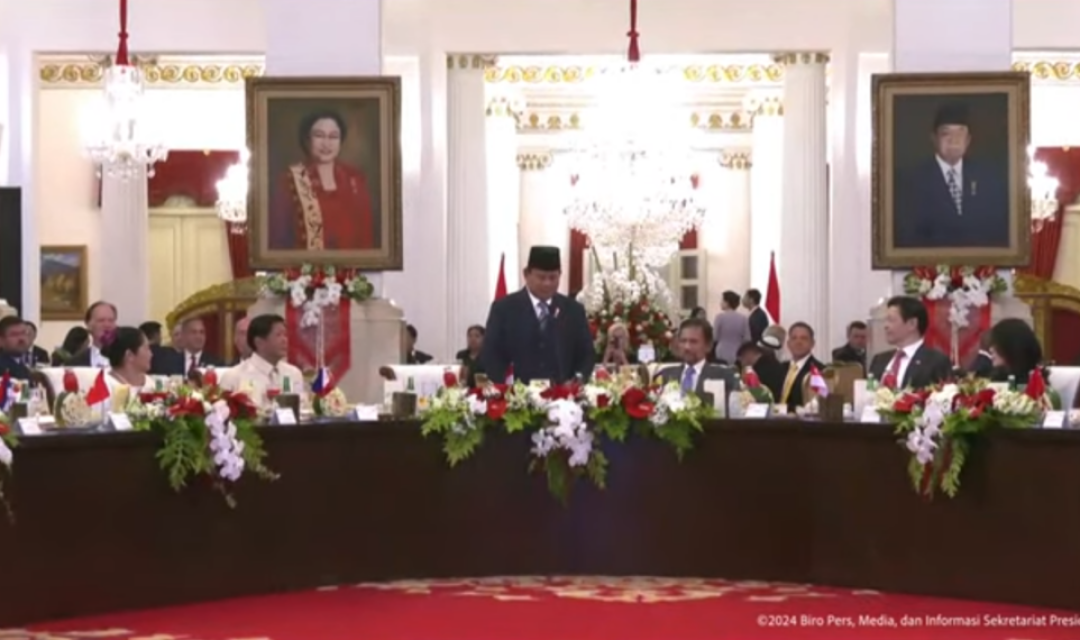 Presiden Prabowo Subianto Jamu Tamu Negara dan Perwakilan Negara Sahabat di Istana Negara, Jakarta