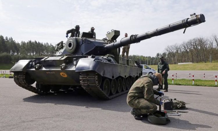 Jerman sumbang tank Leopard 1A5 untuk Ukraina. (Foto: Sindonews)