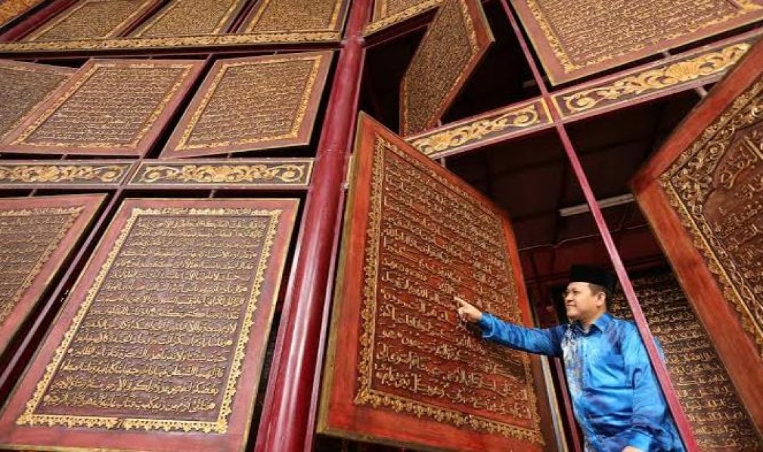 Wisata Religi Museum Bayt Al-Qurán Al-Akbar. (Foto: Tribunnews)