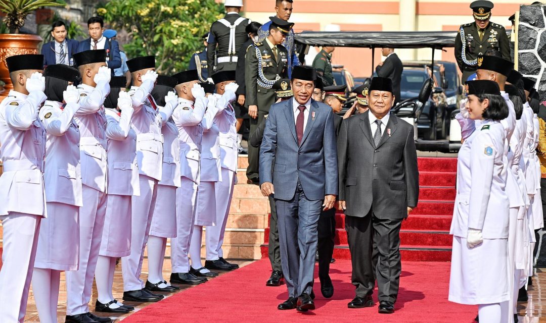 Menhan Prabowo Dampingi Presiden Jokowi Hadiri Upacara Peringatan Hari Kesaktian Pancasila