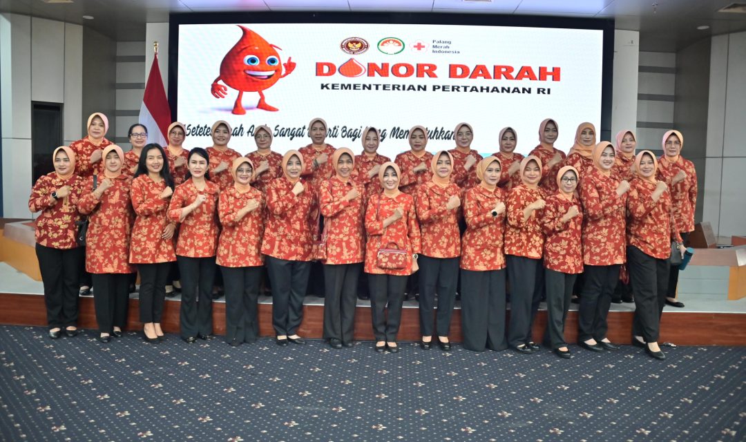 Kemhan RI Gelar Kegiatan Aksi Donor Darah