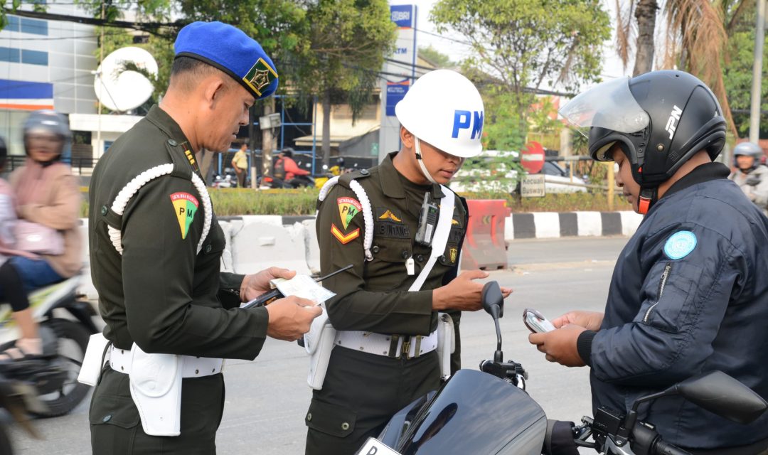 Biro Umum Setjen Kemhan Tertibkan Kendaraan Bermotor Pelat Dinas Kemhan