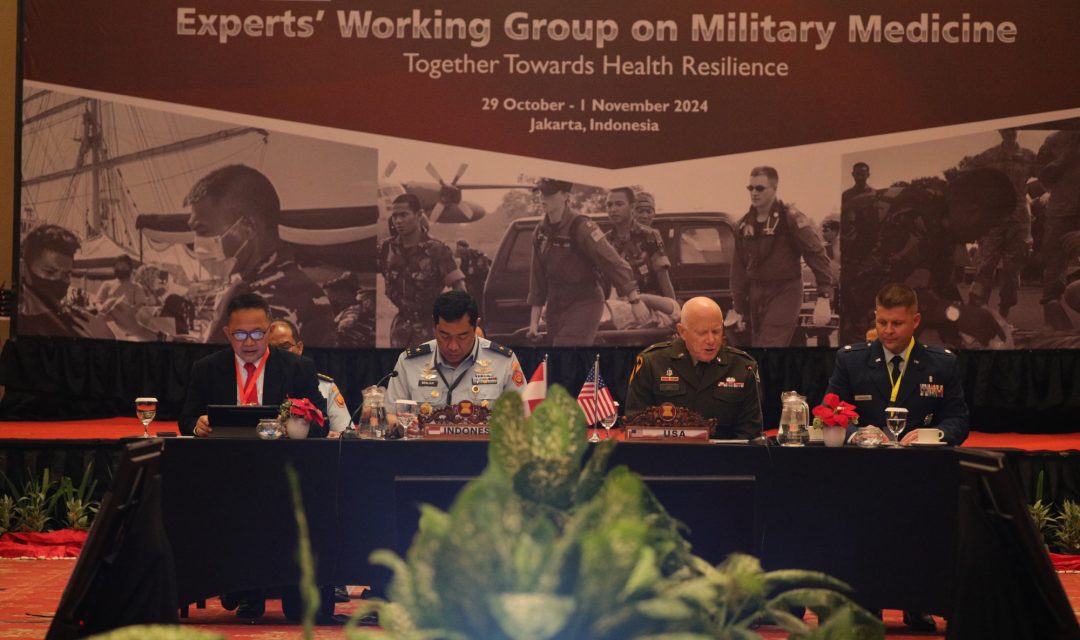 Pimpin 19th ADMM-Plus EWG on Military Medicine, Dirkes : Kesehatan Militer Berperan Penting Jembatani Kemampuan Pertahanan