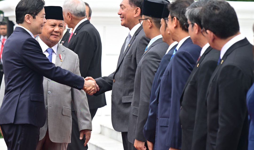 Menhan Sjafrie Dampingi Presiden Prabowo Terima Kunjungan PM Singapura