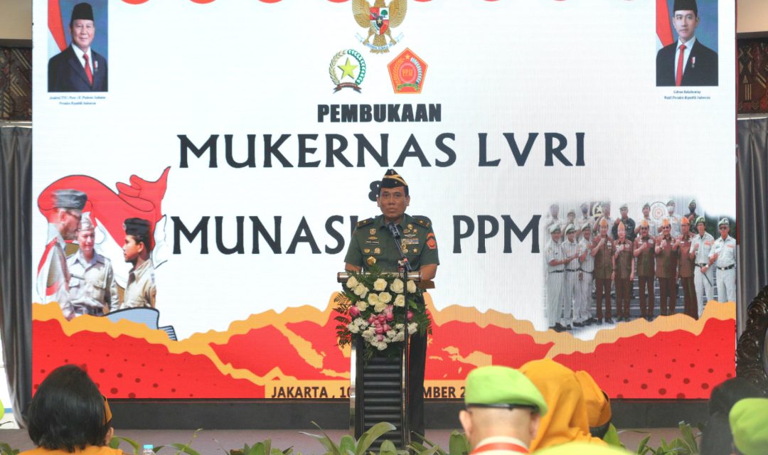 Dirvet Ditjen Pothan Kemhan Hadiri Pembukaan Mukernas LVRI dan Munaslub PPM 2024