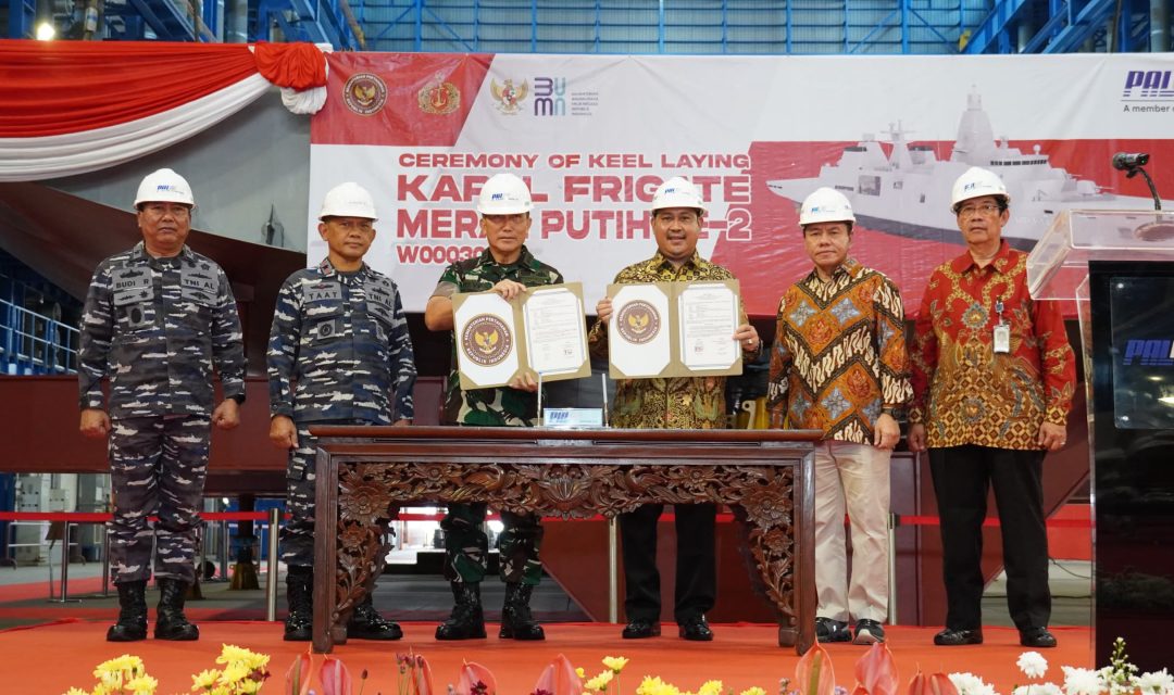 Kapal Tempur Canggih Buatan Dalam Negeri, Fregat Merah Putih ke-2 Resmi Memasuki Tahap Konstruksi