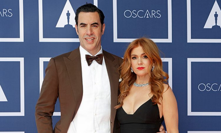 Sacha Baron Cohen and Isla Fisher