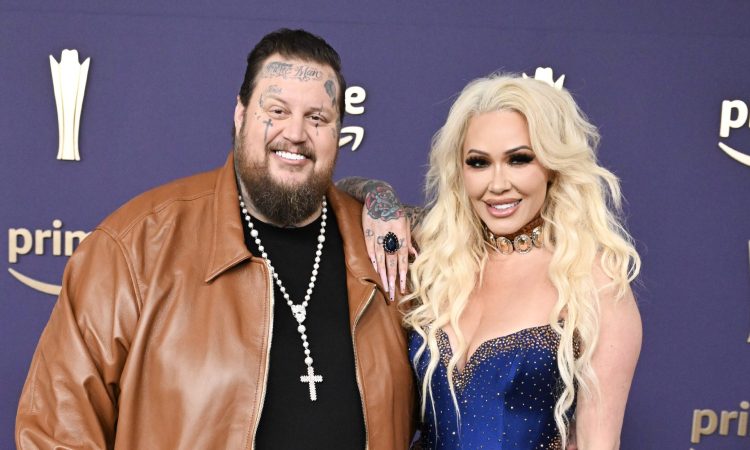 Jelly Roll and Bunnie XO at the 59th Academy of Country Music Awards from Ford Center at The Star on May 16, 2024 in Frisco, Texas. (Photo by Gilbert Flores/Penske Media via Getty Images)