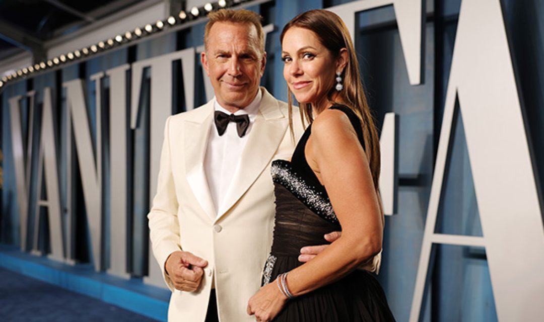 Kevin Costner and Christine Baumgartner