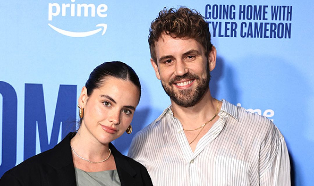 Nick Viall and Natalie Joy at the 'Going Home With Tyler Cameron' premiere.