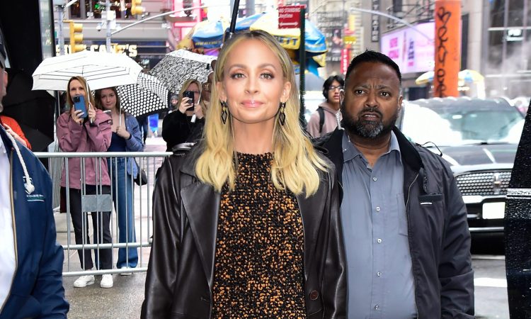 NEW YORK, NEW YORK - MAY 15: Nicole Richie is seen at "Good Morning America" on May 15, 2024 in New York City. (Photo by Raymond Hall/GC Images)