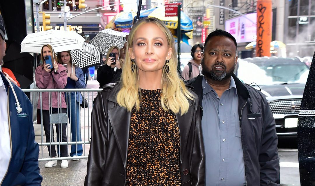 NEW YORK, NEW YORK - MAY 15: Nicole Richie is seen at "Good Morning America" on May 15, 2024 in New York City. (Photo by Raymond Hall/GC Images)