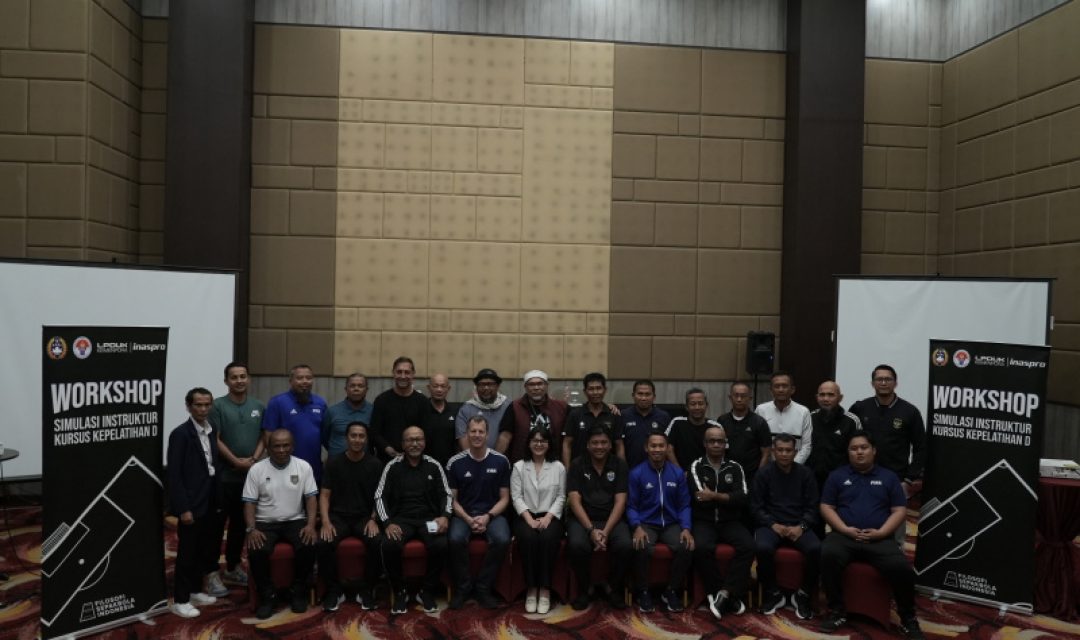 PSSI Gelar Workshop Simulasi Instruktur Kursus Kepelatihan Lisensi D di Bogor