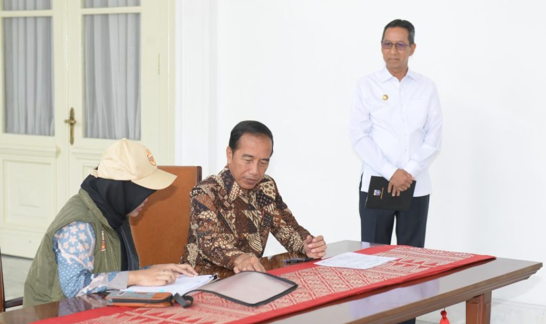 Presiden Jokowi Ikuti Proses Coklit Data Pemilih Pilkada 2024