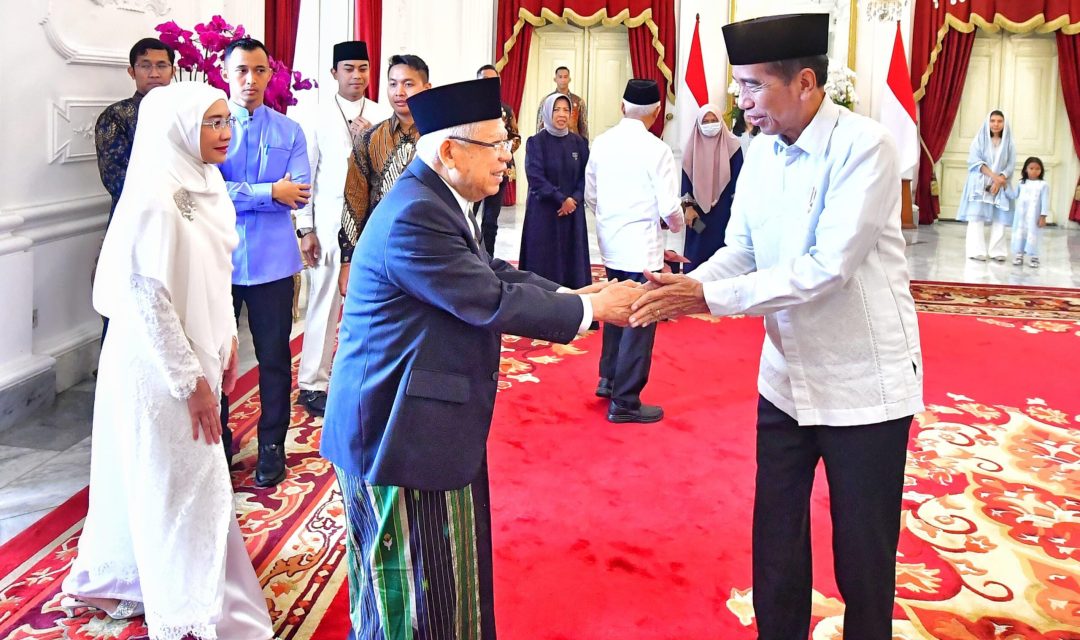 Presiden Jokowi Gelar Griya Bersama Para Menteri di Istana Negara