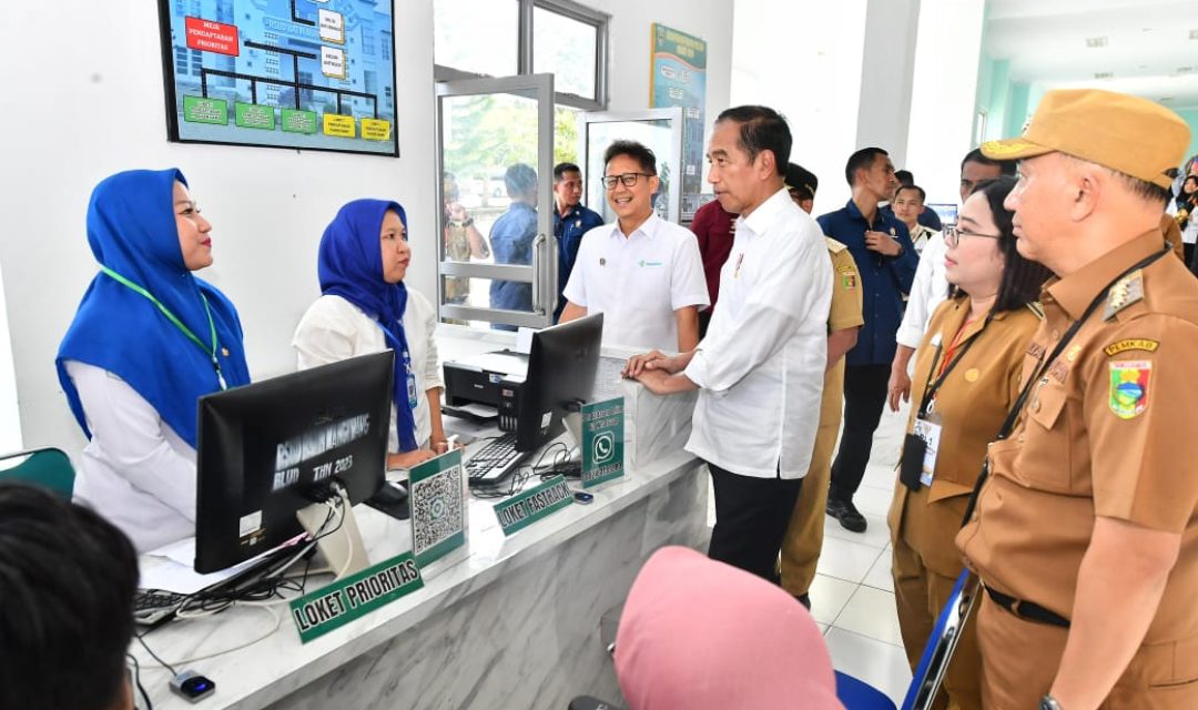 Presiden Jokowi Tinjau RSUD Batin Mangunang, Periksa Kesiapan Layanan Kesehatan